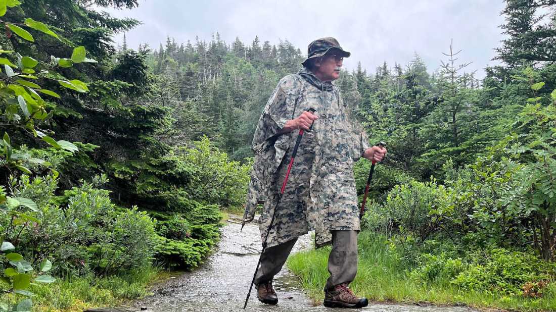 When the trail get slippery having two extra anchor points let's you feel secure |  Robin Esrock