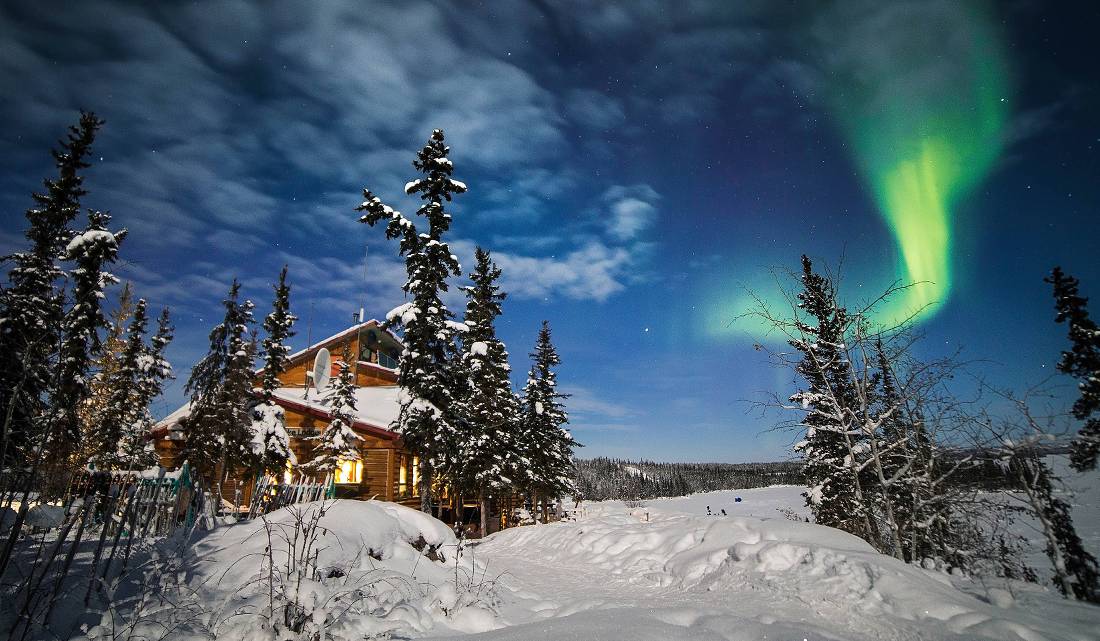 Winter at the eco-lodge near Yellowknife, Canada | <i>Martina Gebrovska</i>