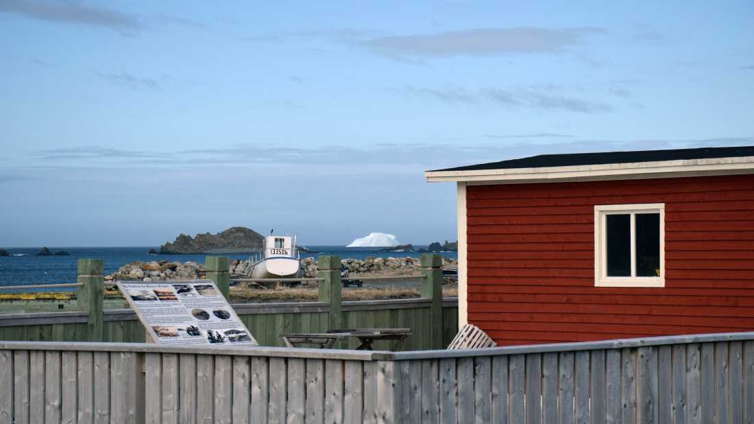 View of an iceberg on our way to the picnic at the lightouse |  Nathalie Gauthier