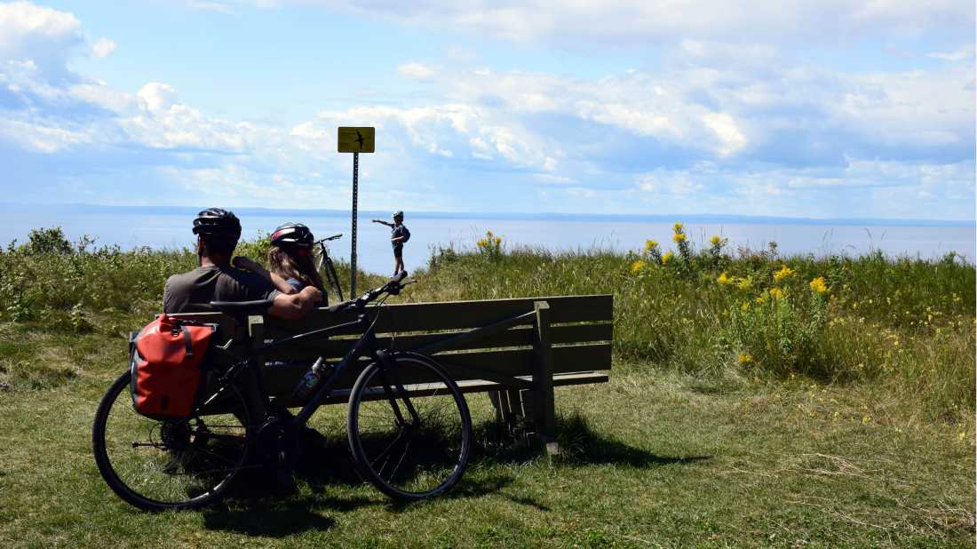 Enjoying the views of Lac St-Jean |  Nathalie Gauthier