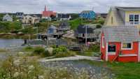 Colourful Peggy's Cove, Nova Scotia