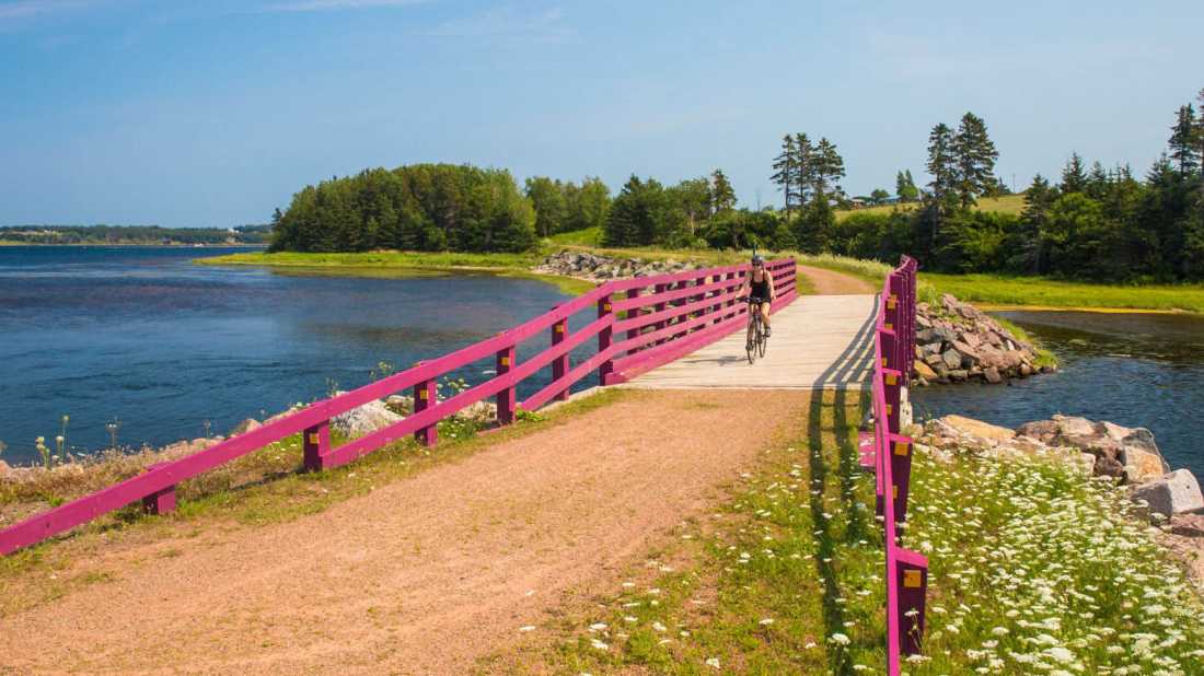 The Confederation Trail in PEI is part of the Trans Canada Trail |  Tourism PEI / Carrie Gregory