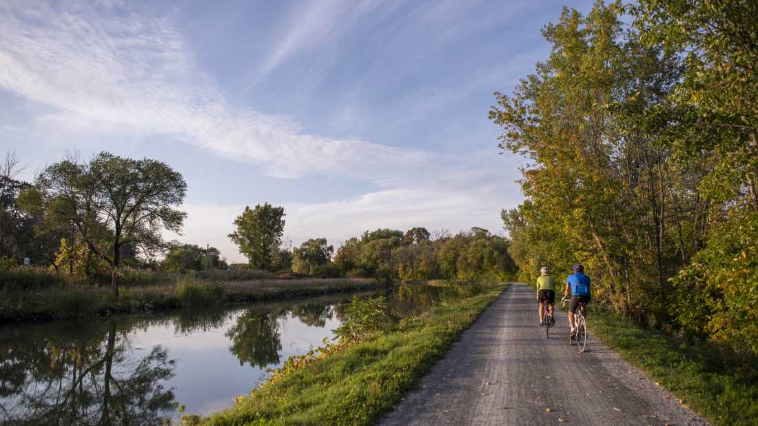 A beautiful day to cycle alongside the Chambly Canal |  Gaëlle Leroyer